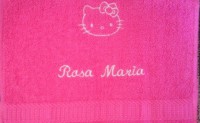 toalla personalizada hello kitty